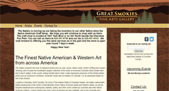 Desktop Screenshot of greatsmokiesart.com